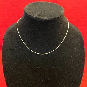 Vintage Sterling Silver 16” Necklace Chain